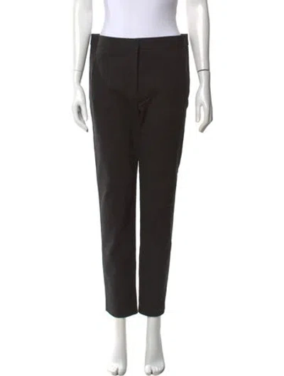 Pre-owned Tory Burch Straight Leg Pants In Black
