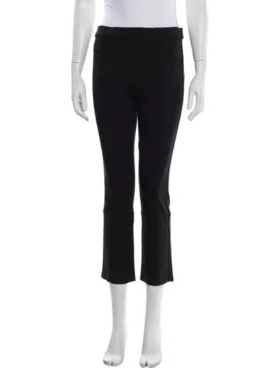 Pre-owned Tory Burch Straight Leg Pants In Black