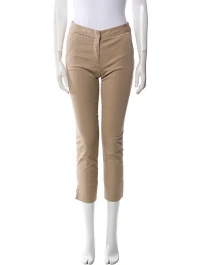 Pre-owned Tory Burch Straight Leg Pants In Blue