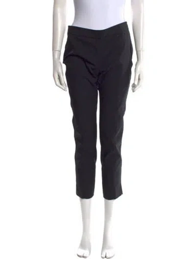 Pre-owned Tory Burch Straight Leg Pants In Blue