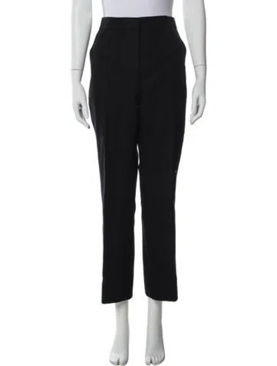 Pre-owned Tory Burch Straight Leg Pants In Blue