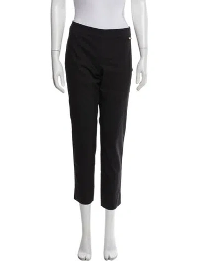 Pre-owned Tory Burch Straight Leg Pants In Blue