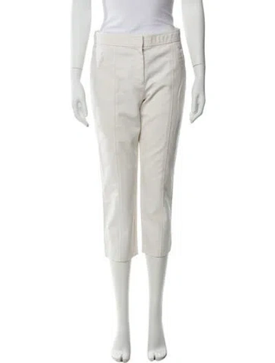 Pre-owned Tory Burch Straight Leg Pants In Blue