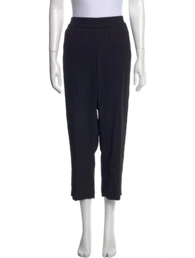 Pre-owned Tory Burch Straight Leg Pants In Blue