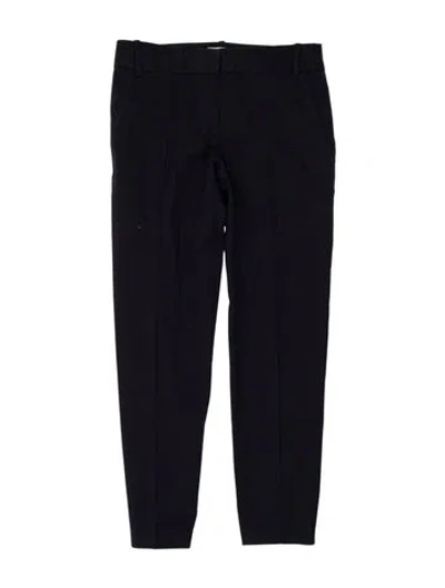 Pre-owned Tory Burch Straight Leg Pants In Blue