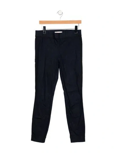 Pre-owned Tory Burch Straight Leg Pants In Blue