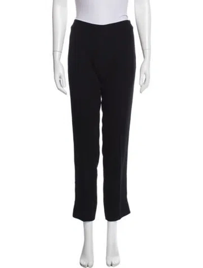 Pre-owned Tory Burch Straight Leg Pants In Blue