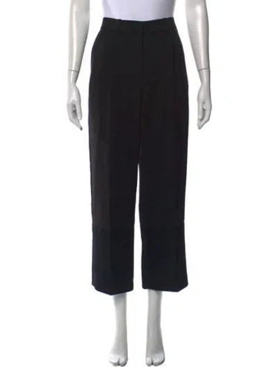Pre-owned Tory Burch Straight Leg Pants In Blue