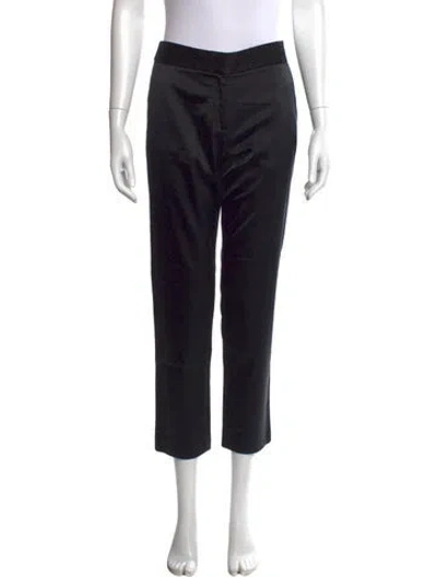 Pre-owned Tory Burch Straight Leg Pants In Blue
