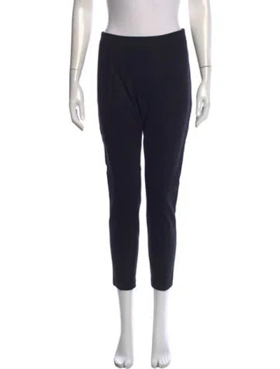 Pre-owned Tory Burch Straight Leg Pants In Blue