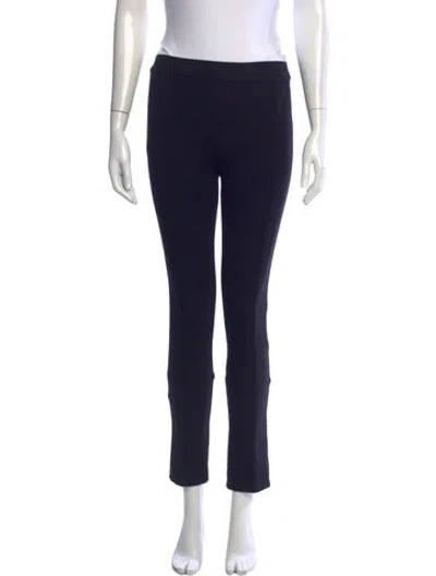 Pre-owned Tory Burch Straight Leg Pants In Blue