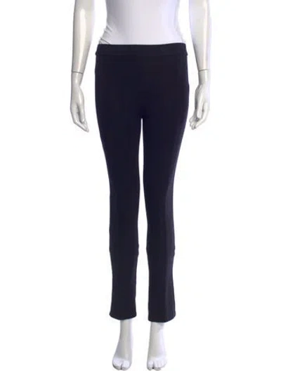 Pre-owned Tory Burch Straight Leg Pants In Blue