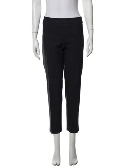 Pre-owned Tory Burch Straight Leg Pants In Blue
