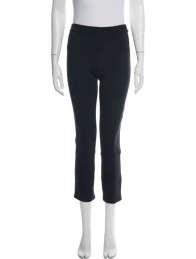 Pre-owned Tory Burch Straight Leg Pants In Blue