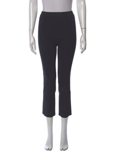 Pre-owned Tory Burch Straight Leg Pants In Gray