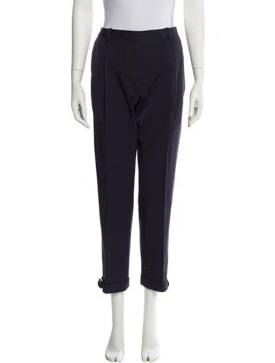 Pre-owned Tory Burch Straight Leg Pants In Multi