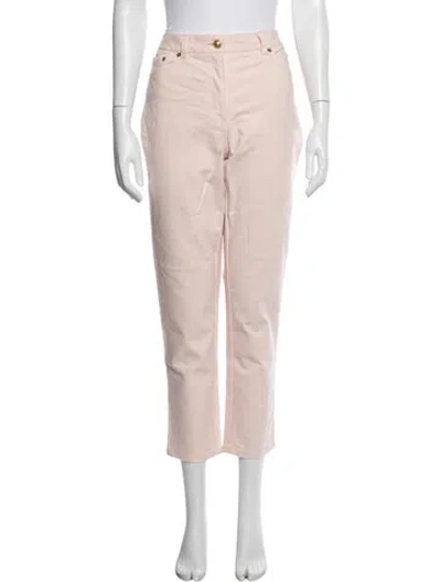 Pre-owned Tory Burch Straight Leg Pants In Multi