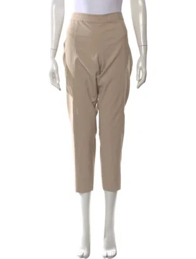Pre-owned Tory Burch Straight Leg Pants In Neutral