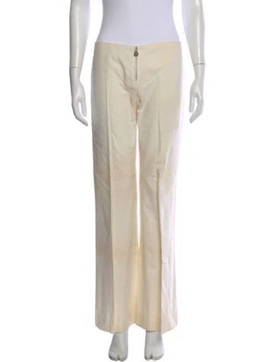 Pre-owned Tory Burch Straight Leg Pants In Neutral