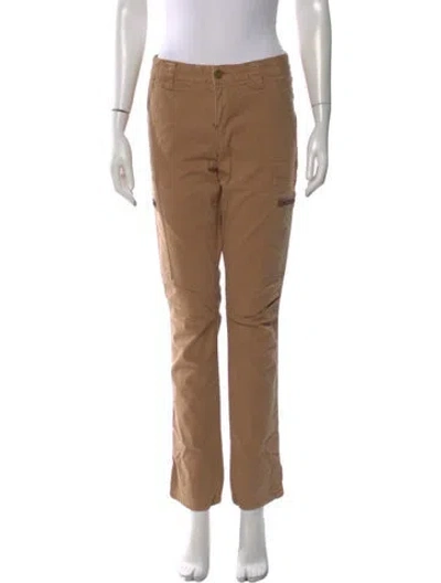 Pre-owned Tory Burch Straight Leg Pants In Neutral
