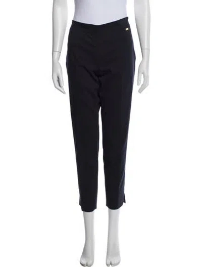 Pre-owned Tory Burch Straight Leg Pants In Neutral
