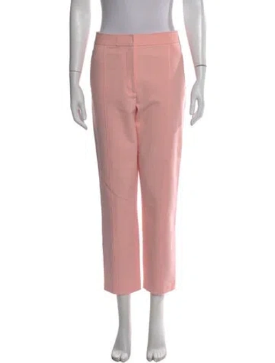 Pre-owned Tory Burch Straight Leg Pants In Pink