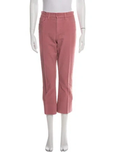 Pre-owned Tory Burch Straight Leg Pants In Pink