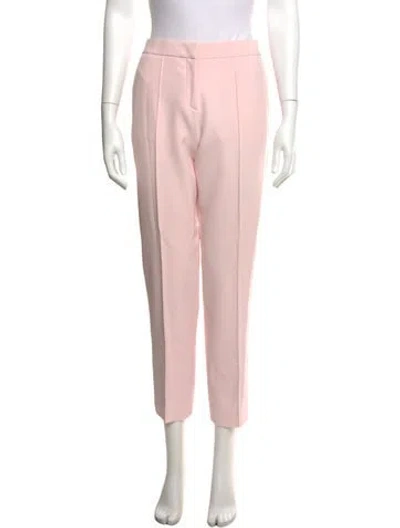 Pre-owned Tory Burch Straight Leg Pants In Pink