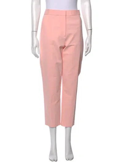Pre-owned Tory Burch Straight Leg Pants In Pink