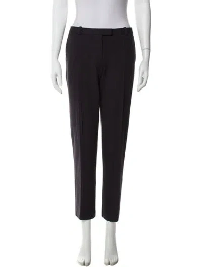 Pre-owned Tory Burch Straight Leg Pants In Purple