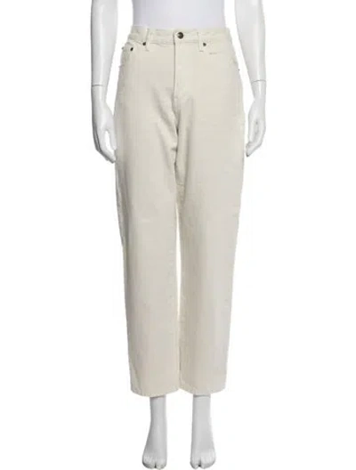 Pre-owned Tory Burch Straight Leg Pants W/ Tags In Gray