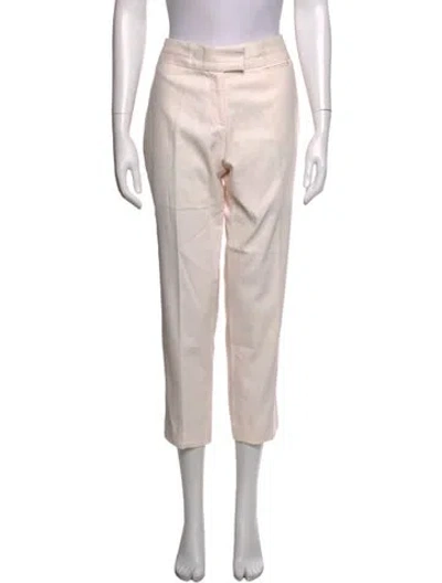 Pre-owned Tory Burch Straight Leg Pants W/ Tags In Pink
