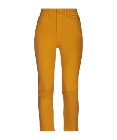 Tory Burch Straight-leg Jeans In Yellow