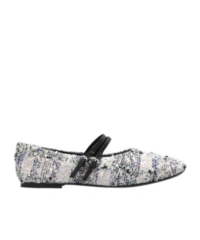 Tory Burch Strap-detail Ballet Flats In Multi