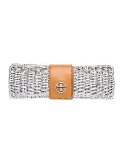 Pre-owned Tory Burch Straw Clutch