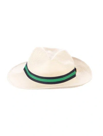 Pre-owned Tory Burch Straw Fedora Hat