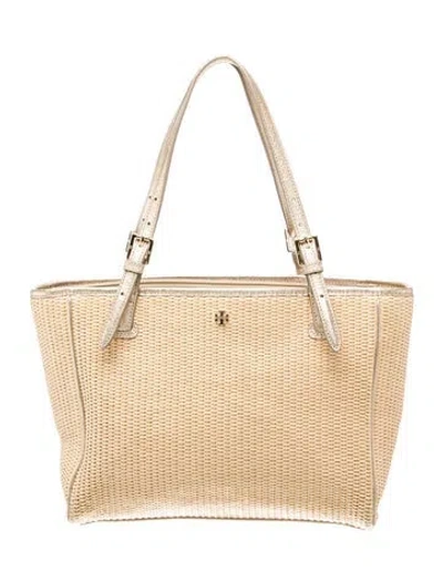 Pre-owned Tory Burch Straw Tote