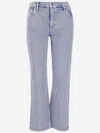 Tory Burch Stretch Denim Jeans In Denim