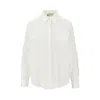 Tory Burch Stretch Poplin Shirt In White