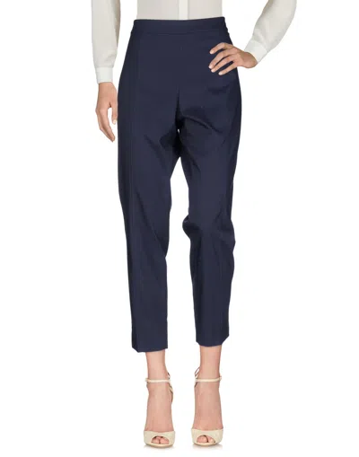 Tory Burch Stretch Woven Trousers In Black