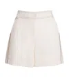 Tory Burch Stripe Shorts In White