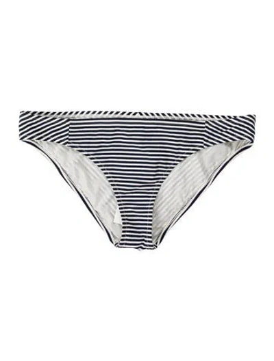 Pre-owned Tory Burch Striped Bottoms W/ Tags In Blue
