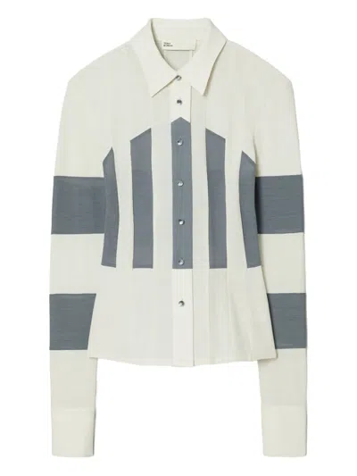 Tory Burch Striped Button-up Shirt