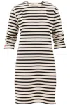 TORY BURCH "STRIPED COTTON DRESS WITH EIGHT