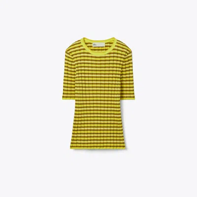 Tory Burch Striped Cotton Sweater