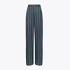 Tory Burch Striped Cotton Wide-leg Pant