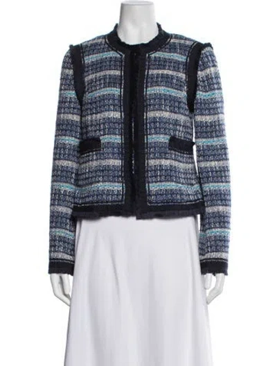 Pre-owned Tory Burch Striped Jacket In Multi