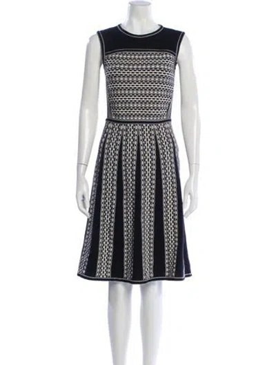 Pre-owned Tory Burch Striped Knee-length Dress In Multi