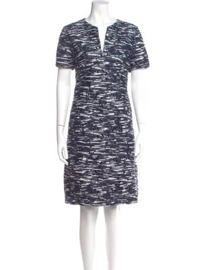 Pre-owned Tory Burch Striped Knee-length Dress In Multi