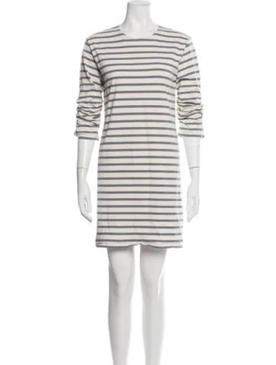 Pre-owned Tory Burch Striped Knee-length Dress In Multicolor